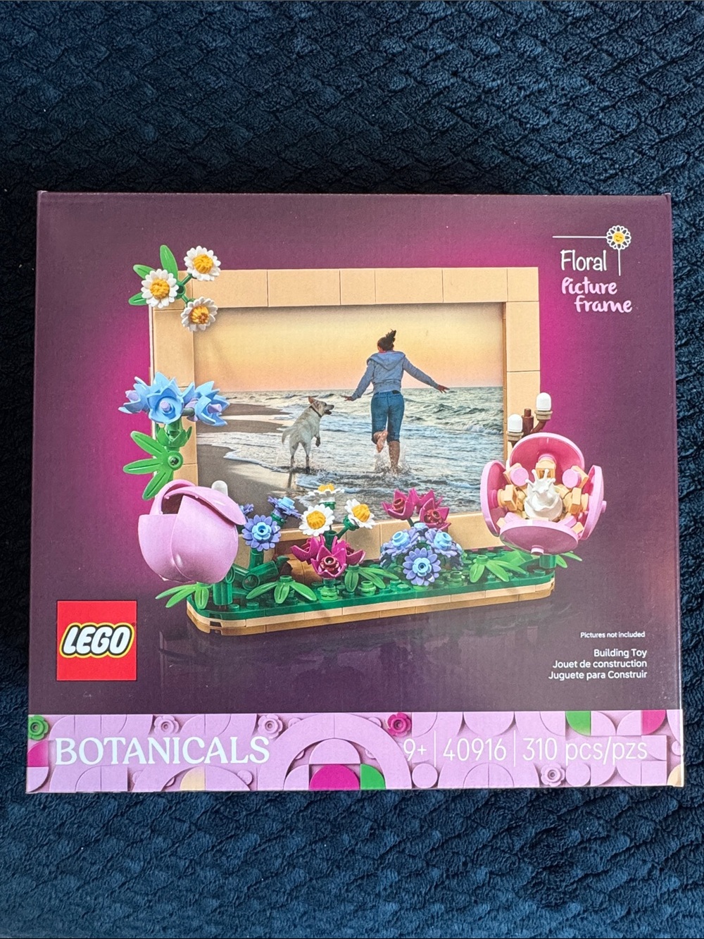 LEGO Botanicals Floral Picture Frame in Pink 40916 Sealed New 310 pieces 9+